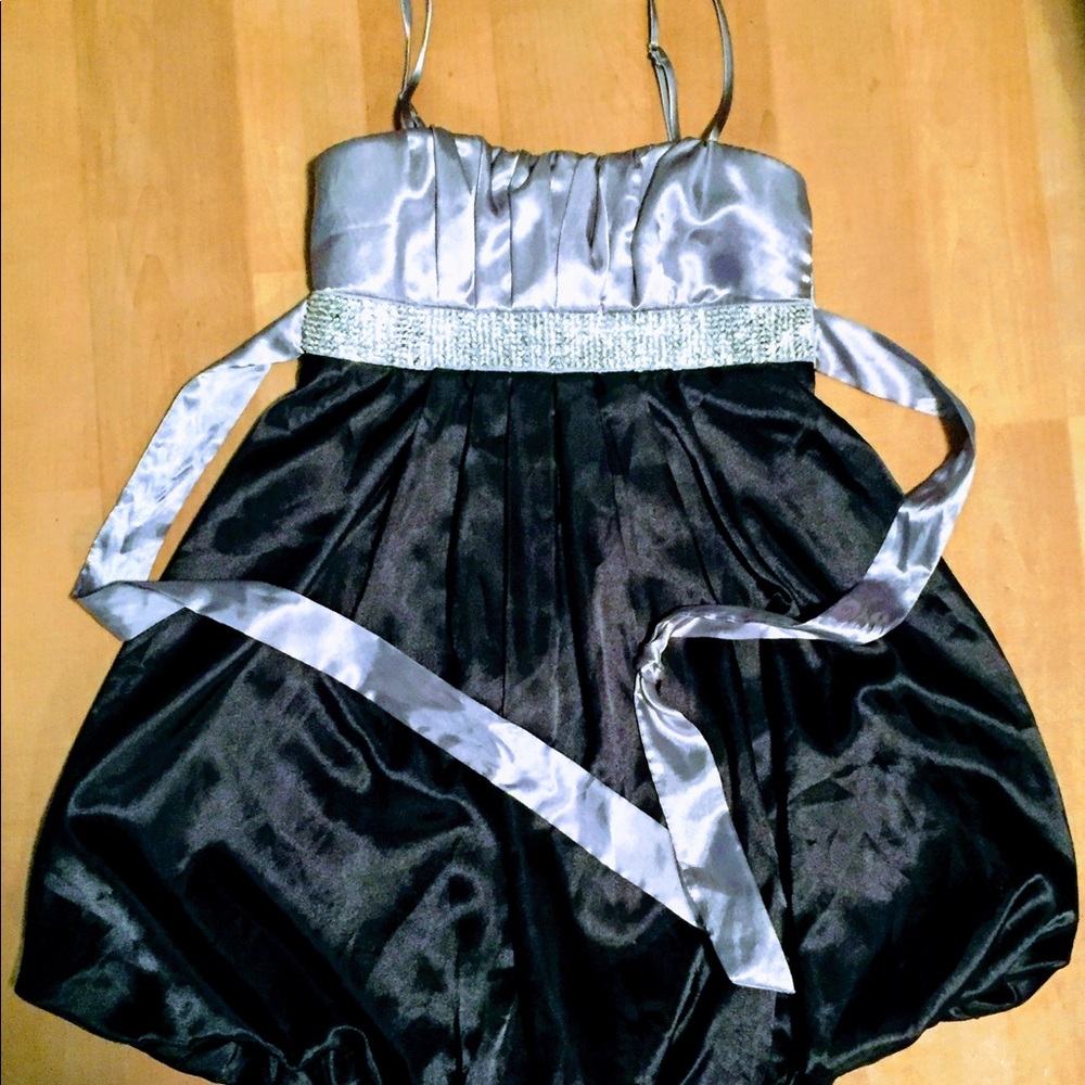 Glamorous dress.